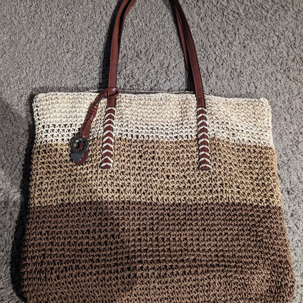 Lucky Brand Straw Tote Bag